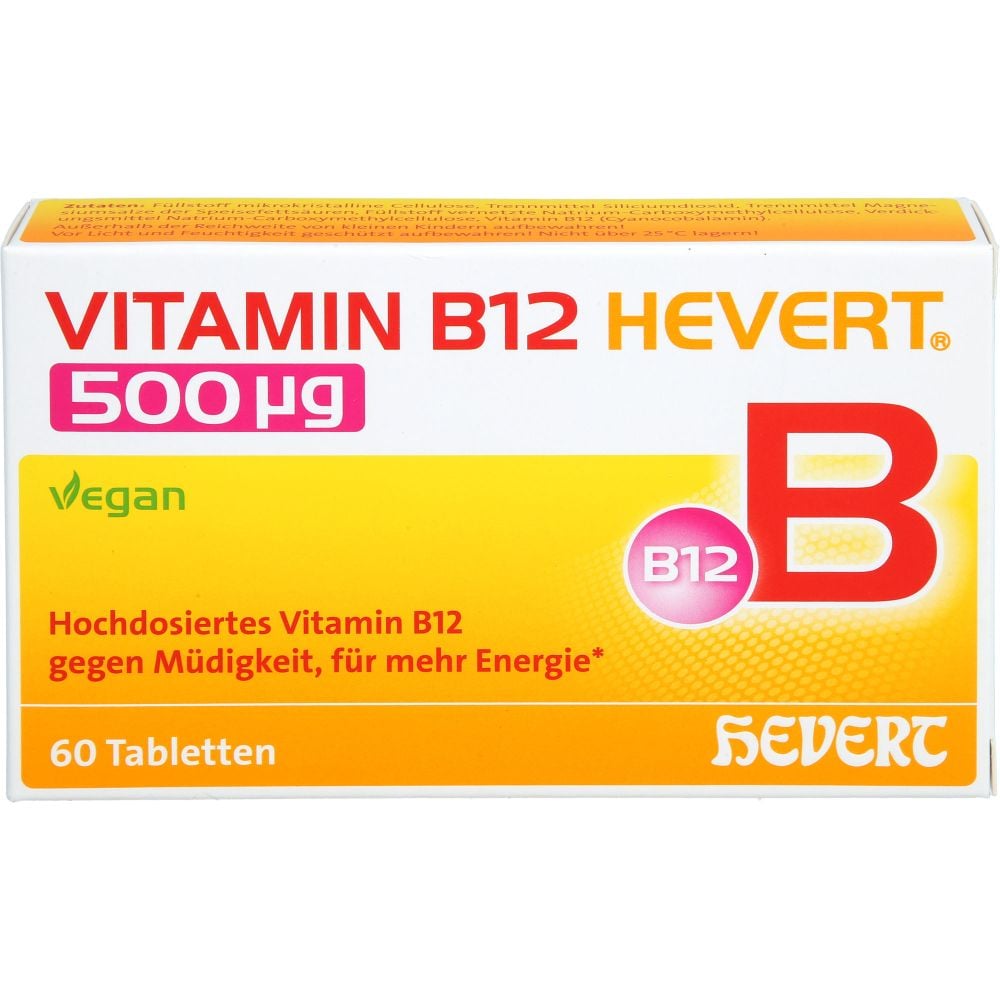 VITAMIN B12 HEVERT 500 μg Tabletten