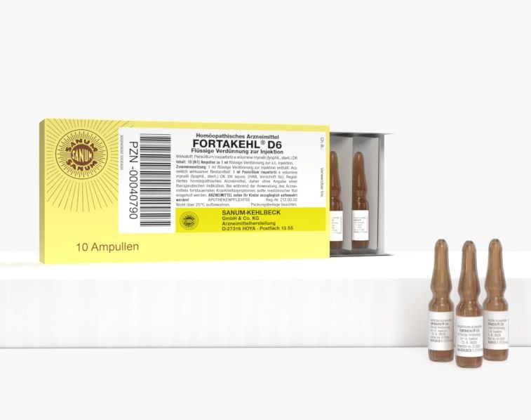FORTAKEHL D 6 flüssige Verdünnung z.Injektion Amp.
