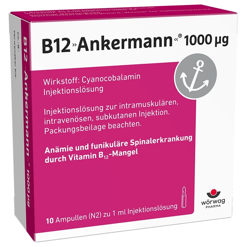 B12 ANKERMANN 1000 μg Injektionslösung Amp.