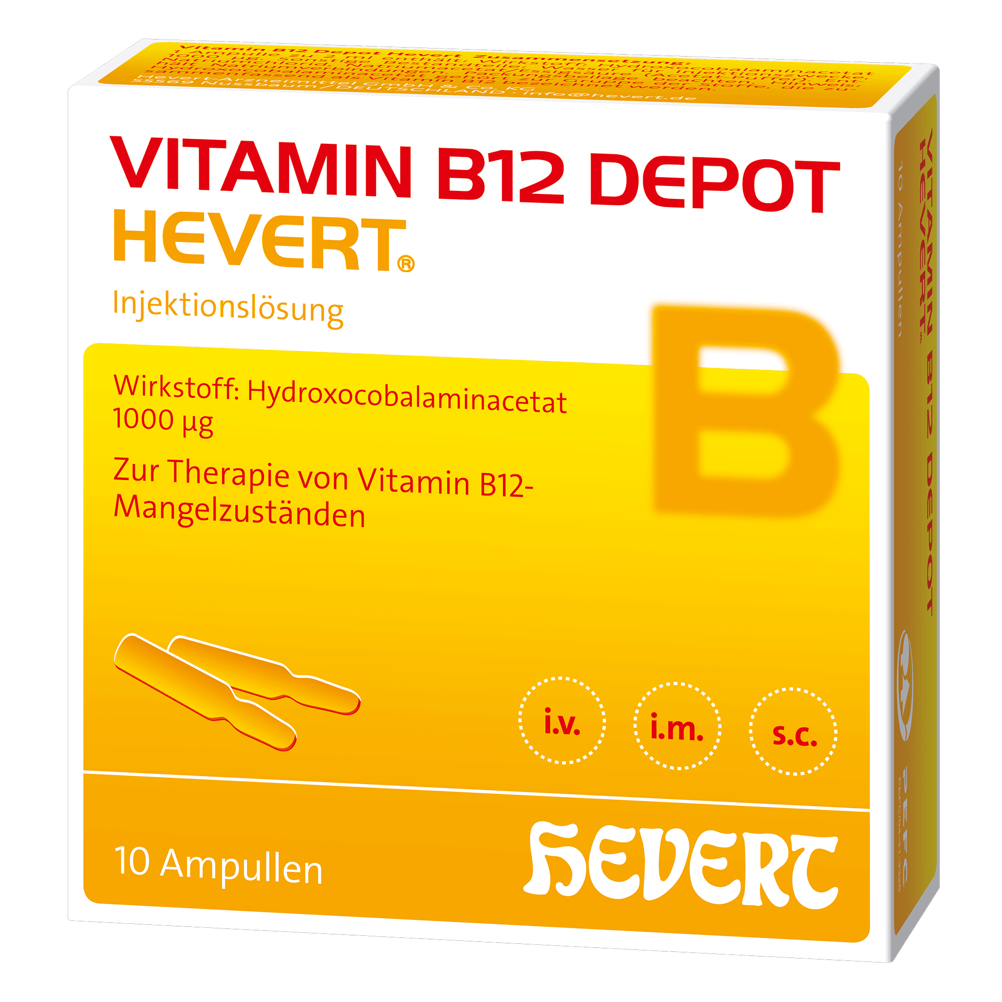 VITAMIN B12 DEPOT Hevert Ampullen