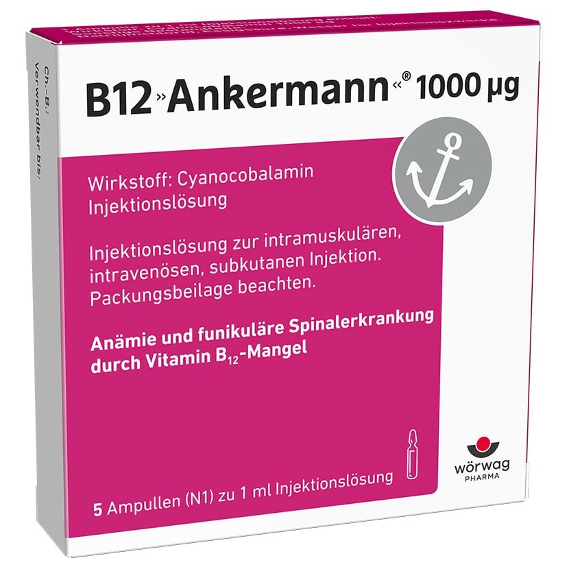B12 ANKERMANN 1000 μg Injektionslösung Amp.
