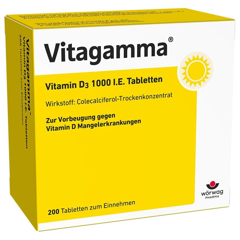VITAGAMMA Vitamin D3 1.000 I.E. Tabletten