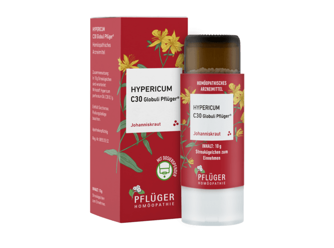 HYPERICUM C 30 Globuli Pflüger Globulispender