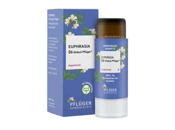 EUPHRASIA D 6 Globuli Pflüger Globulispender