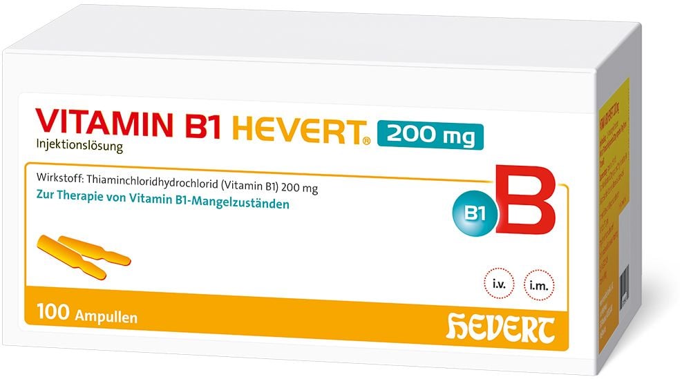 VITAMIN B1 HEVERT 200 mg Injektionslösung Amp.