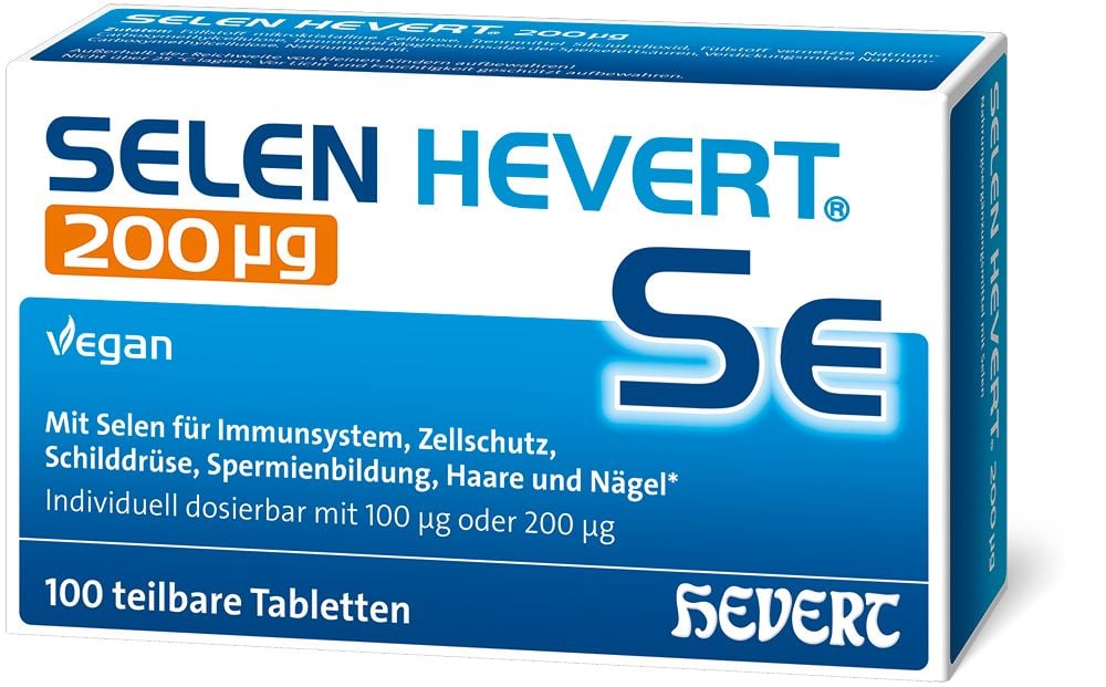 SELEN HEVERT 200 μg Tabletten