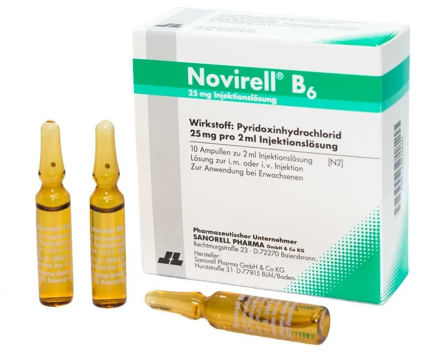 NOVIRELL B6 25 mg Injektionslösung