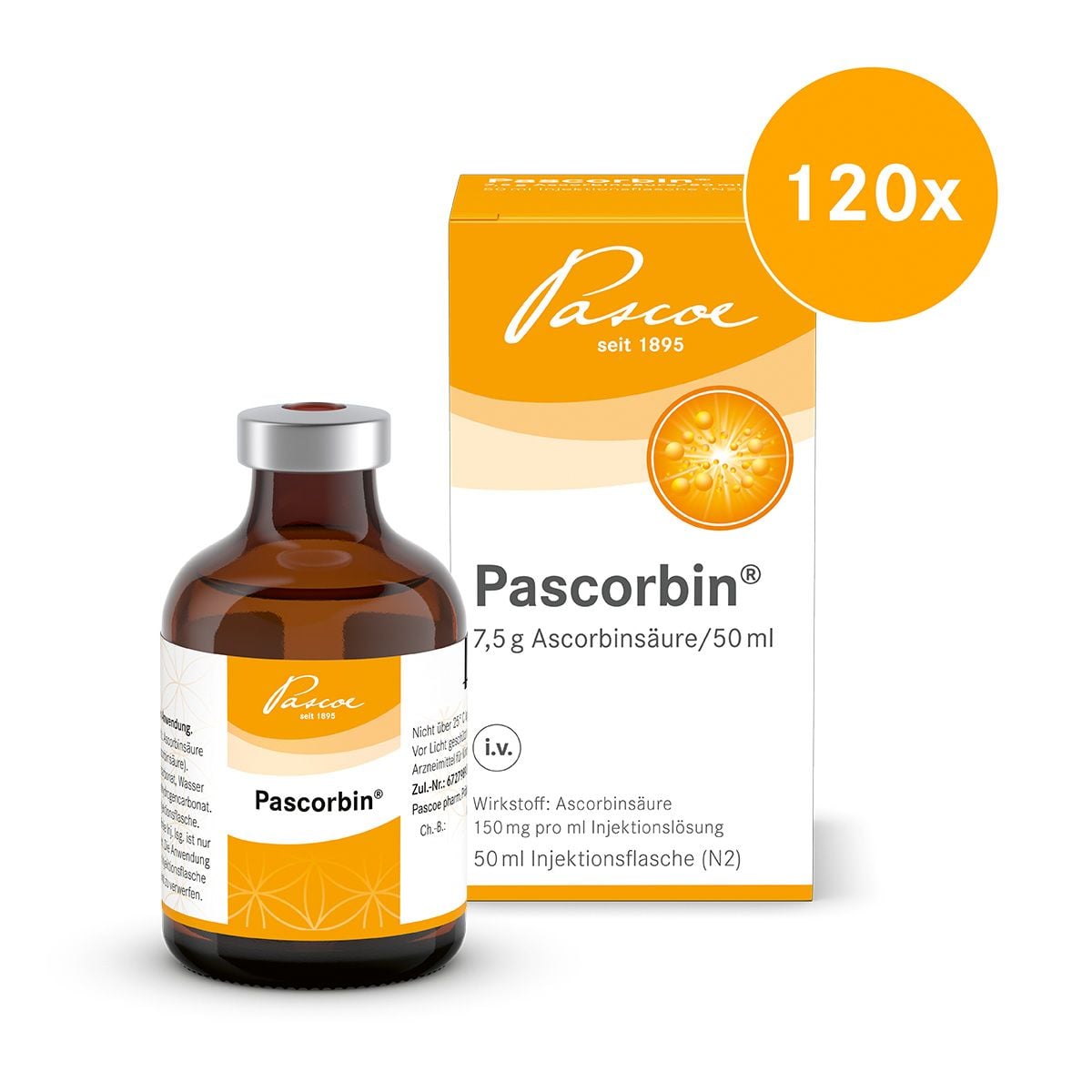 Pascorbin Injektionslösung 120 Stück