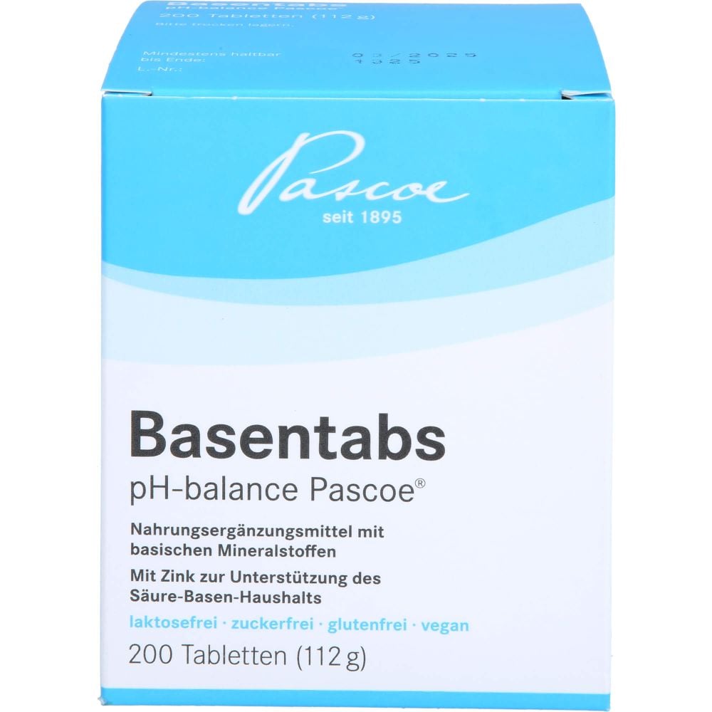 BASENTABS pH Balance Pascoe Tabletten