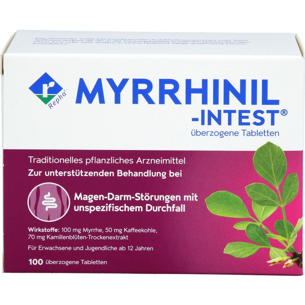 MYRRHINIL INTEST überzogene Tabletten