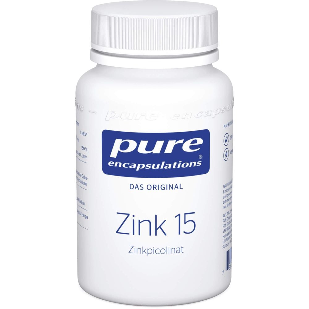 PURE ENCAPSULATIONS Zink 15 Zinkpicolinat Kapseln