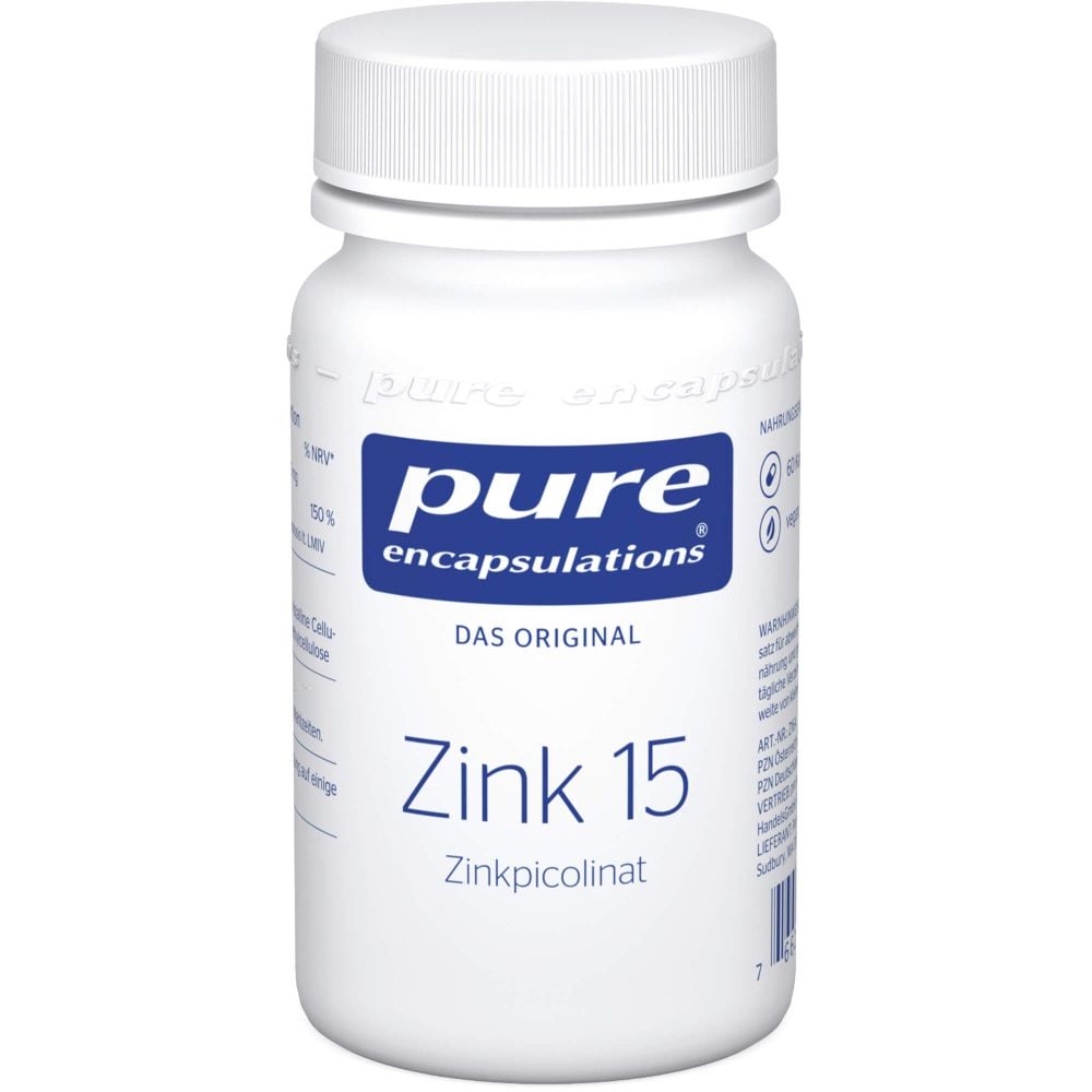 PURE ENCAPSULATIONS Zink 15 Zinkpicolinat Kapseln