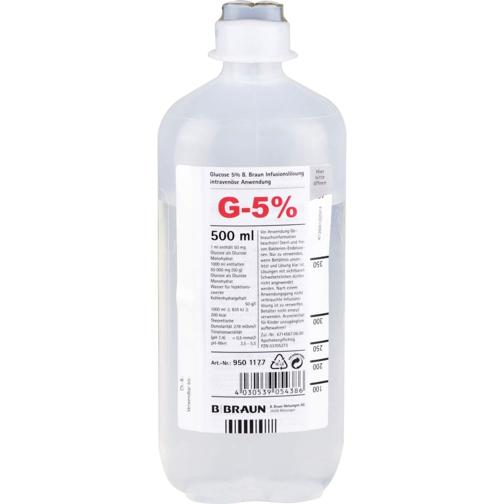 GLUCOSE 5% B.Braun Ecoflac Plus Infusionslösung