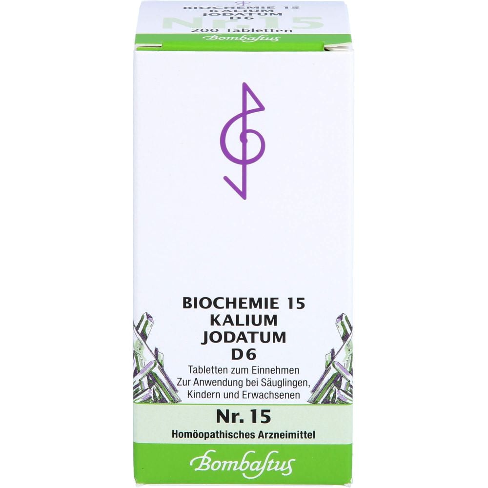 BIOCHEMIE 15 Kalium jodatum D 6 Tabletten