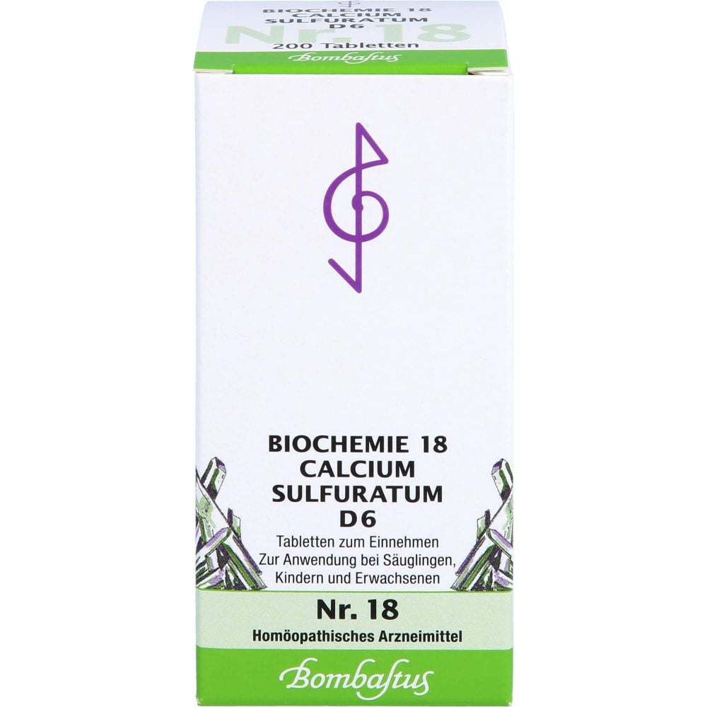 BIOCHEMIE 18 Calcium sulfuratum D 6 Tabletten
