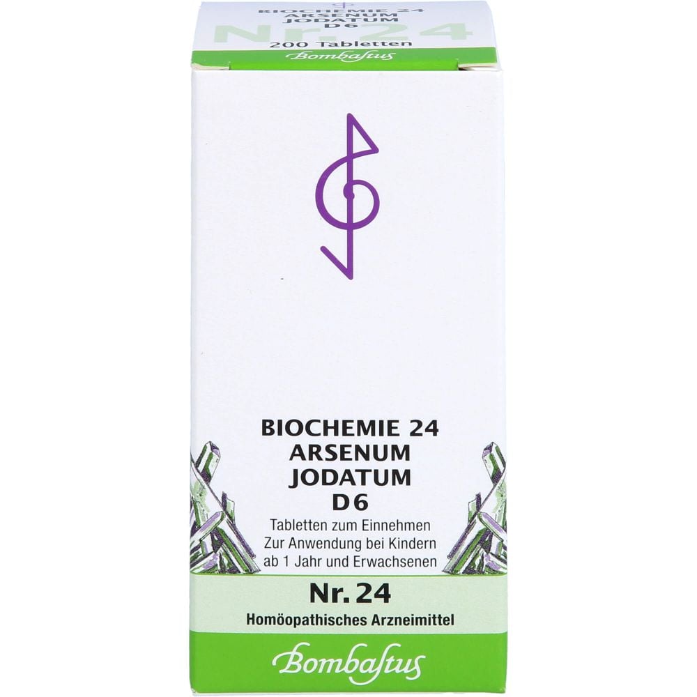 BIOCHEMIE 24 Arsenum jodatum D 6 Tabletten