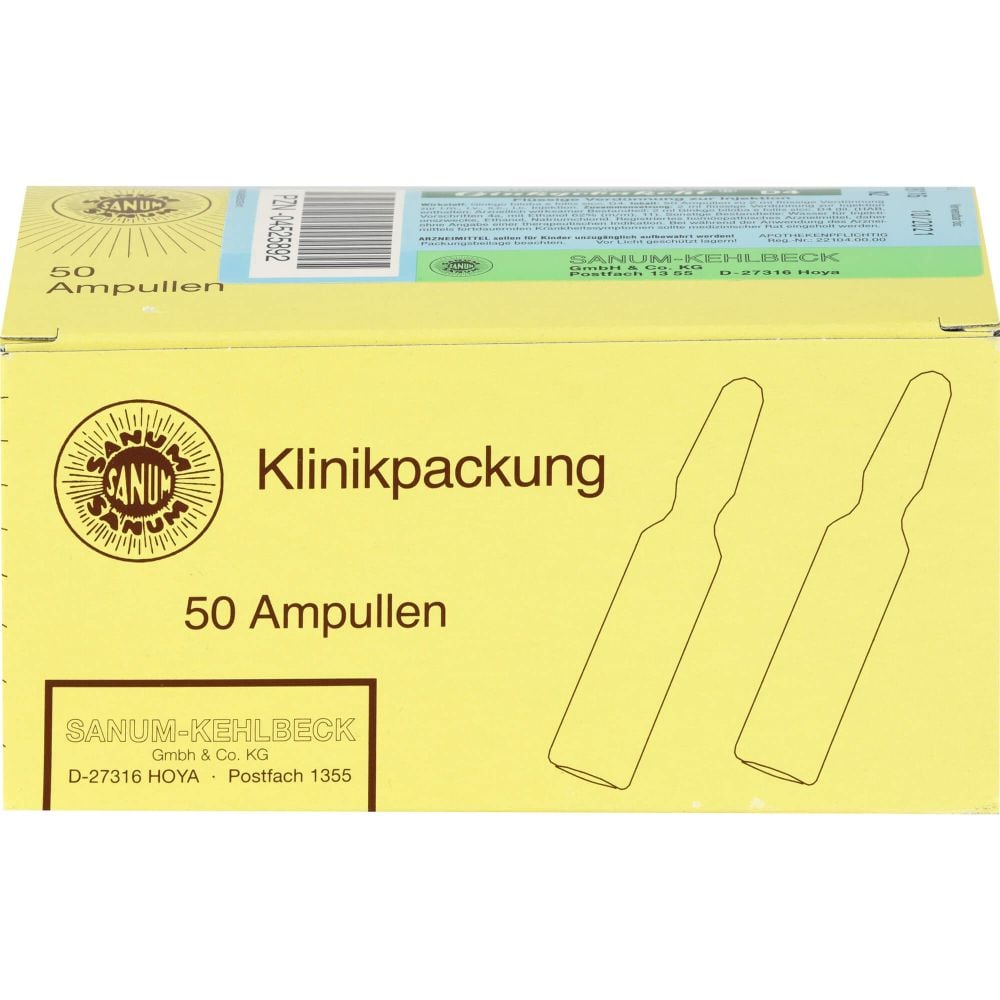 GINKGOBAKEHL D 4 Ampullen