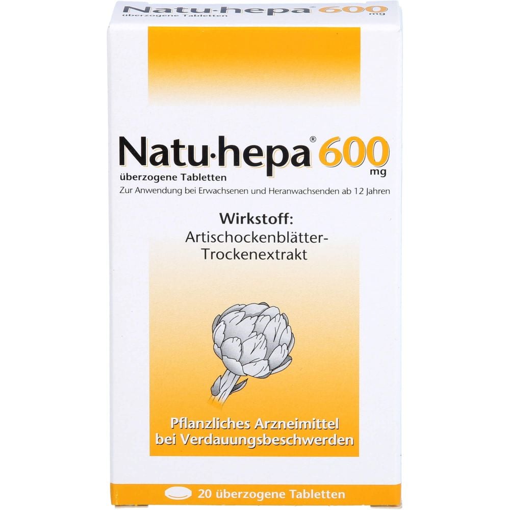 NATU HEPA 600 mg überzogene Tabletten