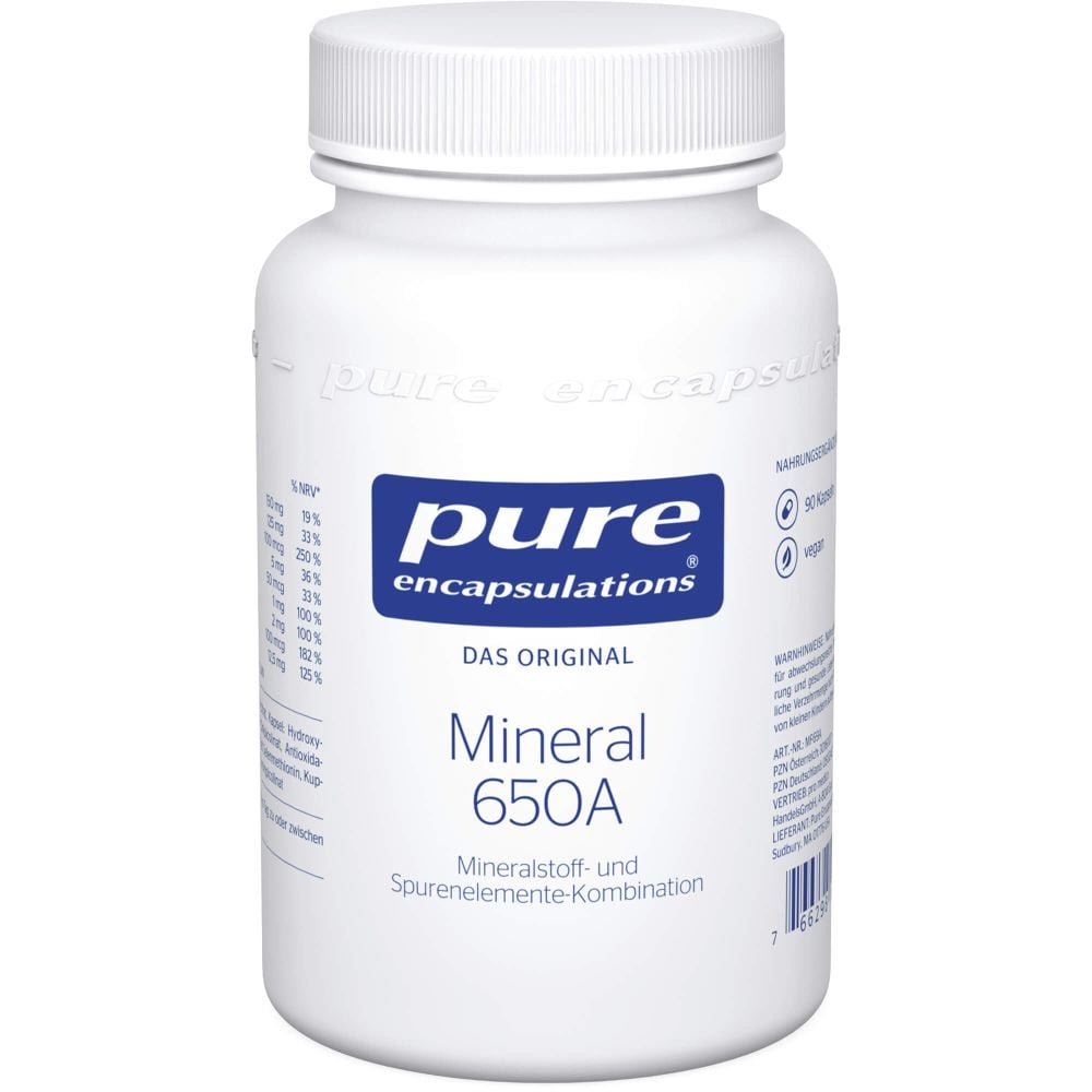 PURE ENCAPSULATIONS Mineral 650A Kapseln