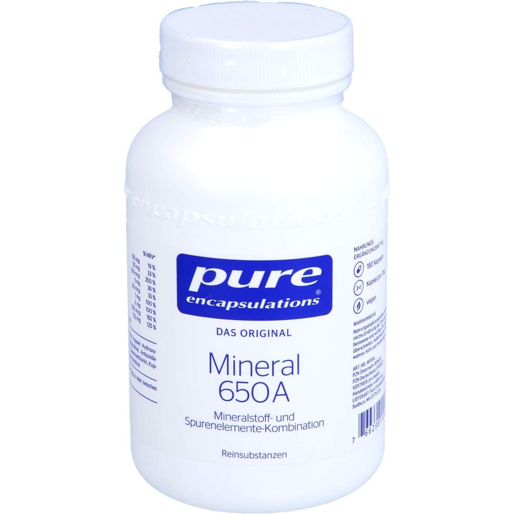 PURE ENCAPSULATIONS Mineral 650A Kapseln