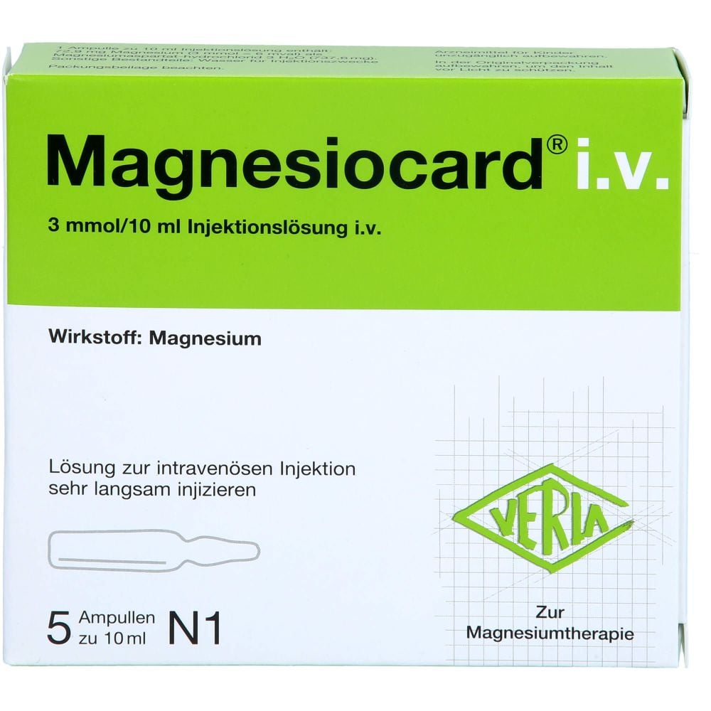 MAGNESIOCARD i.v. Injektionslösung