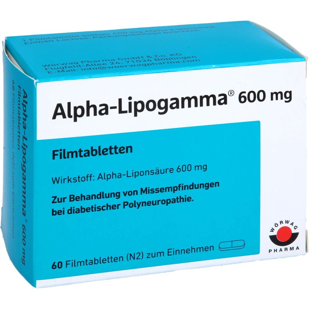 ALPHA-LIPOGAMMA 600 mg Filmtabletten