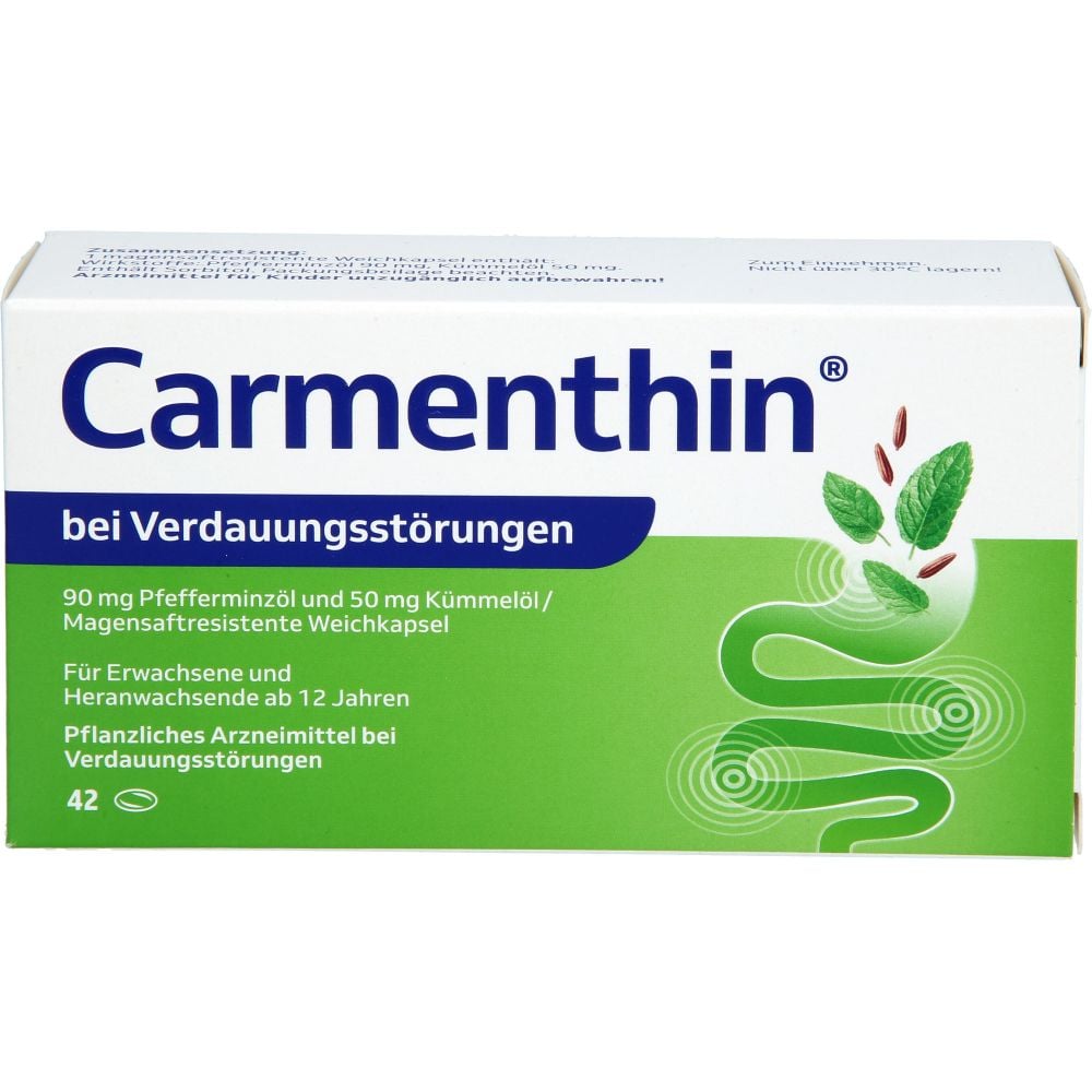 CARMENTHIN bei Verdauungsstörungen msr.Weichkaps.