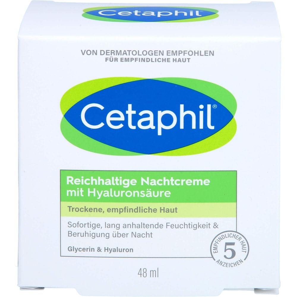 CETAPHIL reichhaltige Nachtcreme mit Hyaluronsäure