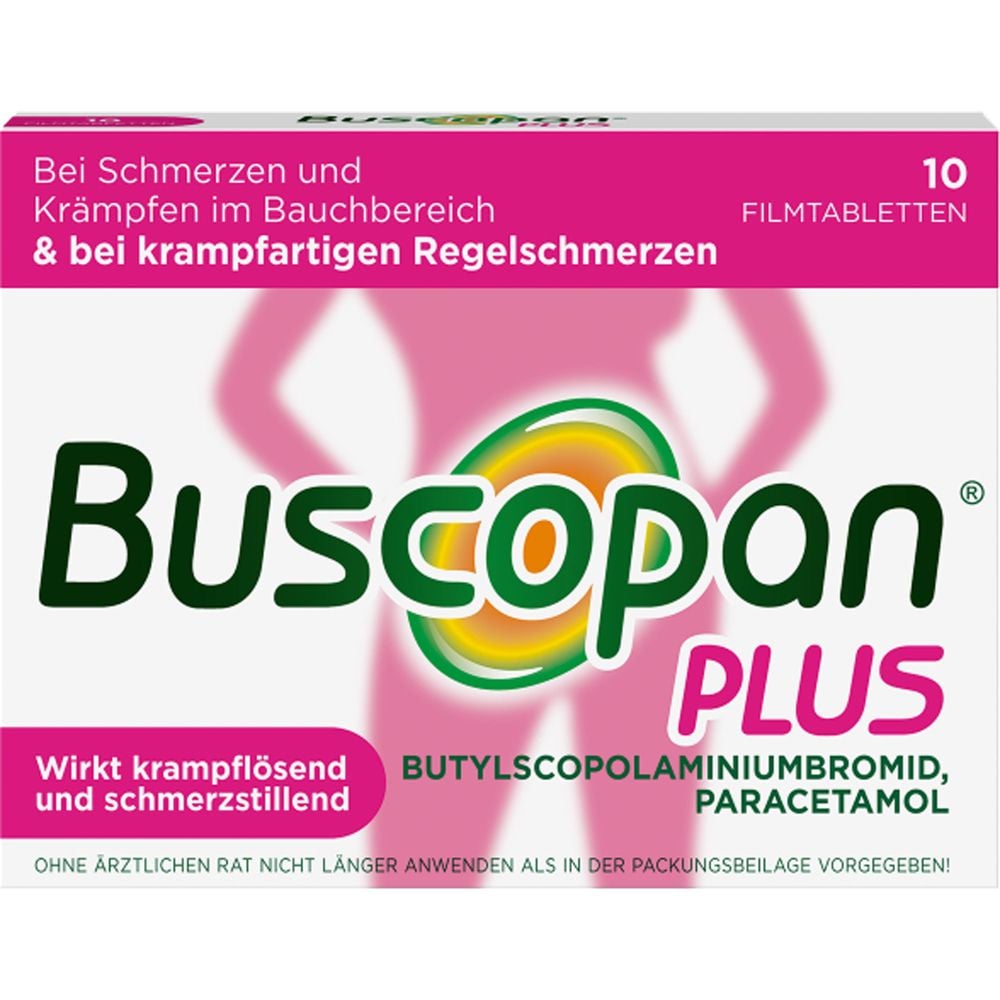 BUSCOPAN plus 10 mg/500 mg Filmtabletten