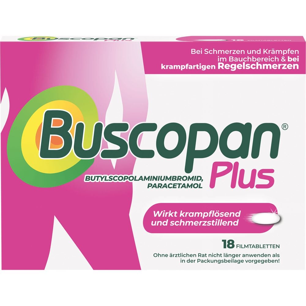 BUSCOPAN plus 10 mg/500 mg Filmtabletten
