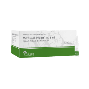 MILCHSÄURE Pflüger Injektionslösung 5 ml