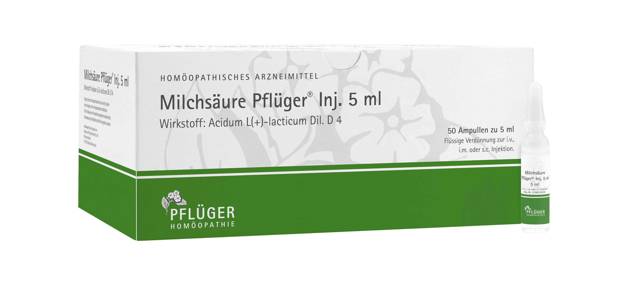 MILCHSÄURE Pflüger Injektionslösung 5 ml