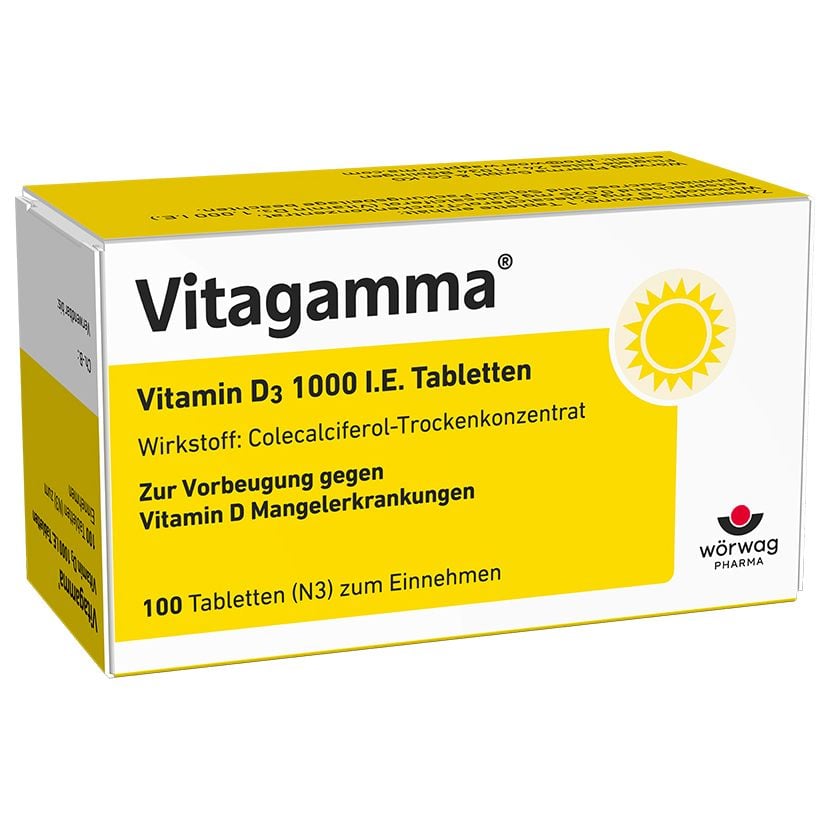 VITAGAMMA Vitamin D3 1.000 I.E. Tabletten