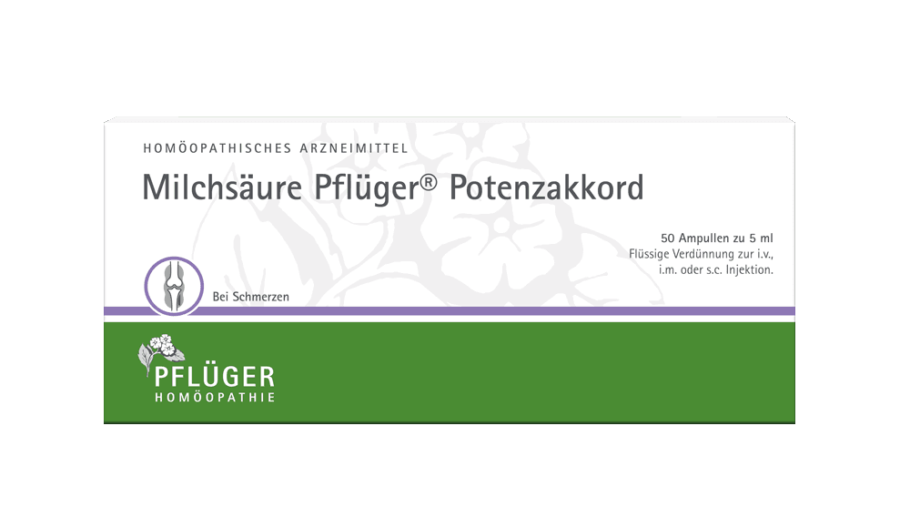 MILCHSÄURE Pflüger Potenzakkord Inj.-Lsg.Amp.