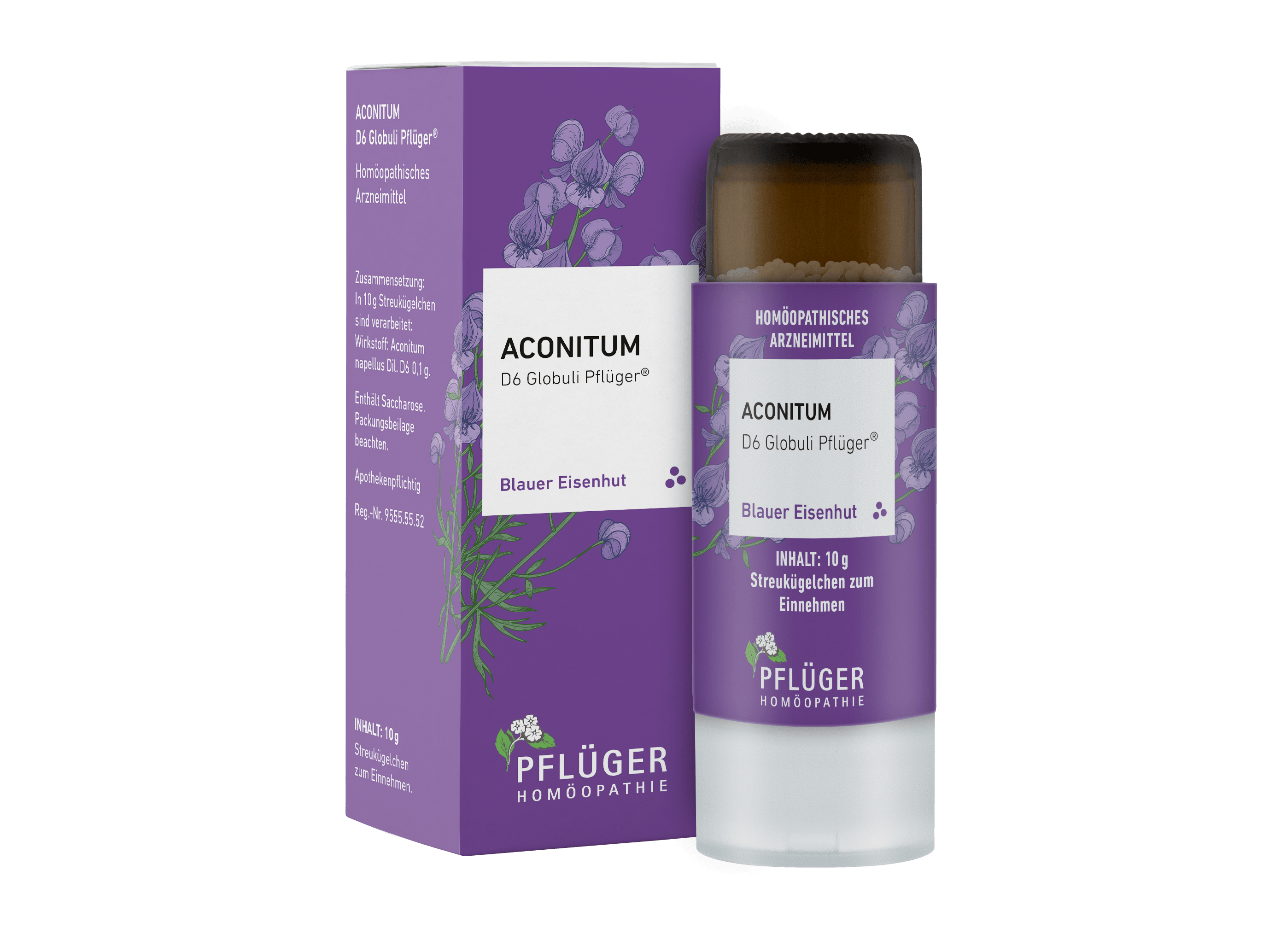 ACONITUM D 6 Globuli Pflüger Globulispender