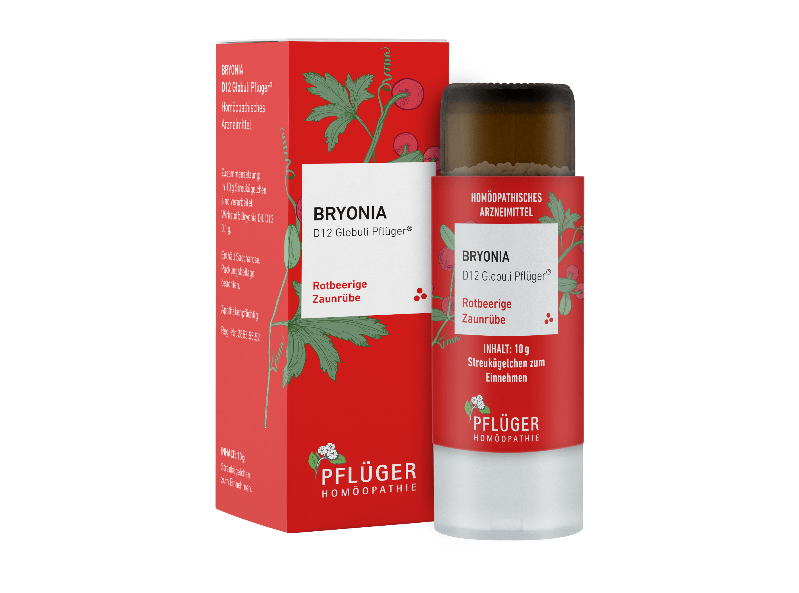 BRYONIA D 12 Globuli Pflüger Globulispender