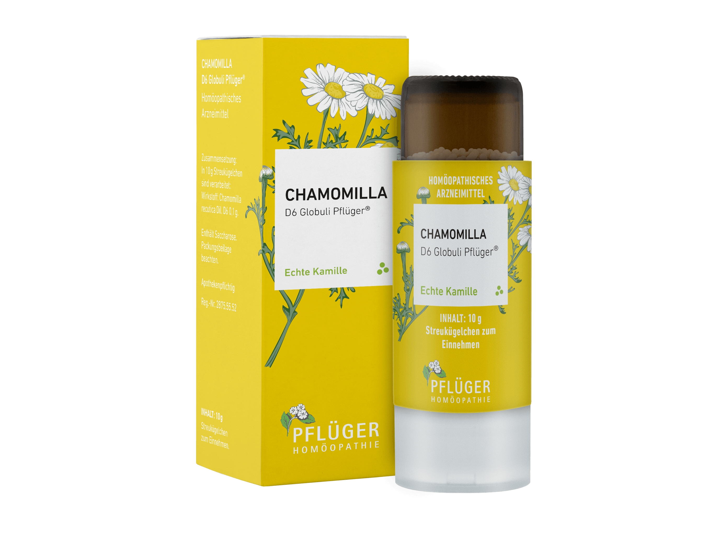 CHAMOMILLA D 6 Globuli Pflüger Globulispender