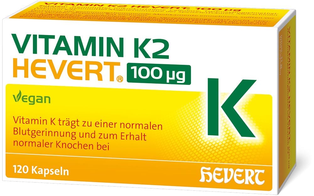 VITAMIN K2 HEVERT 100 μg Kapseln