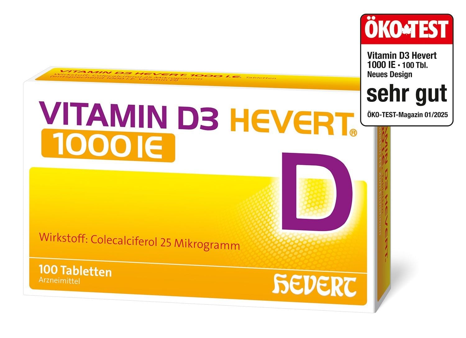 VITAMIN D3 HEVERT 1000 I.E. Tabletten