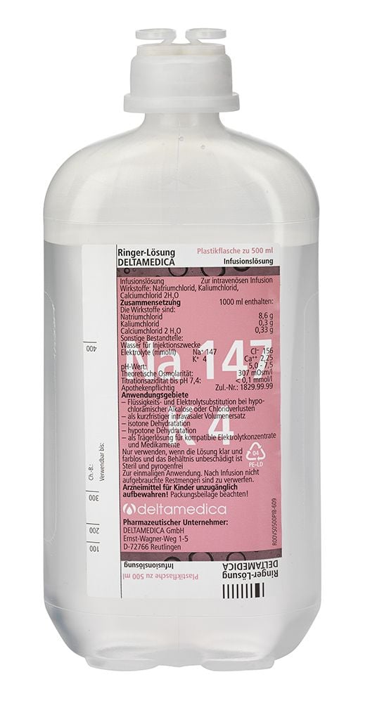 RINGER LÖSUNG DELTAMEDICA Plastik